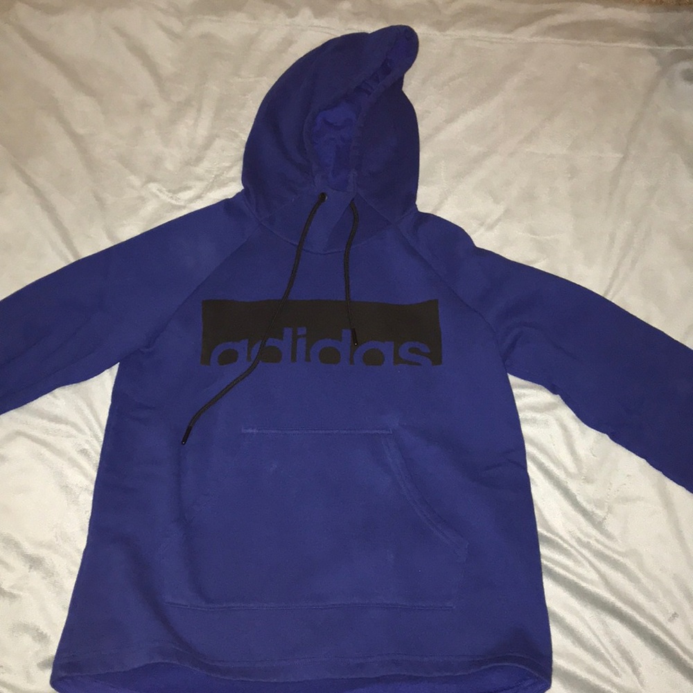 Dark blue adidas hoodie